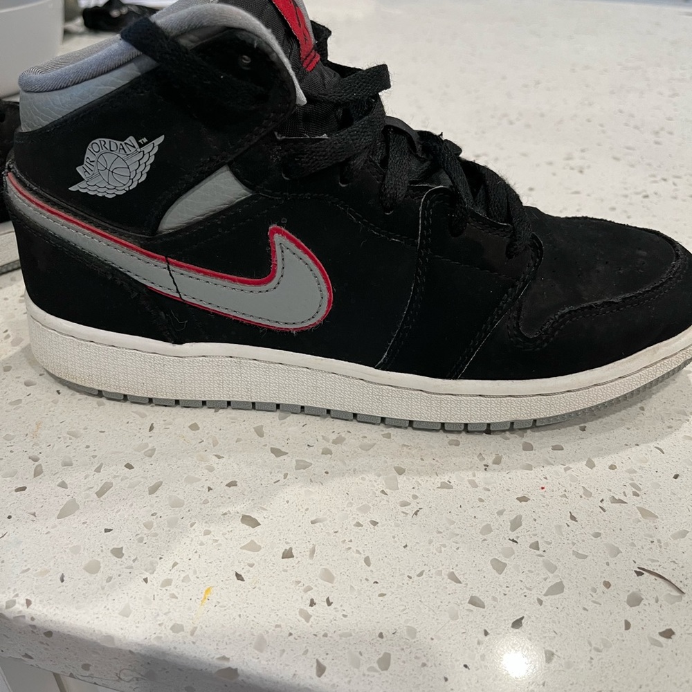 Air Jordan 1 Mid PS 'Black Particle Grey' size 6Y